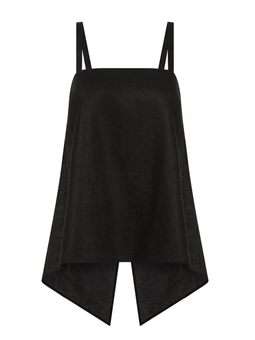 POSSE Linen Open Back Top